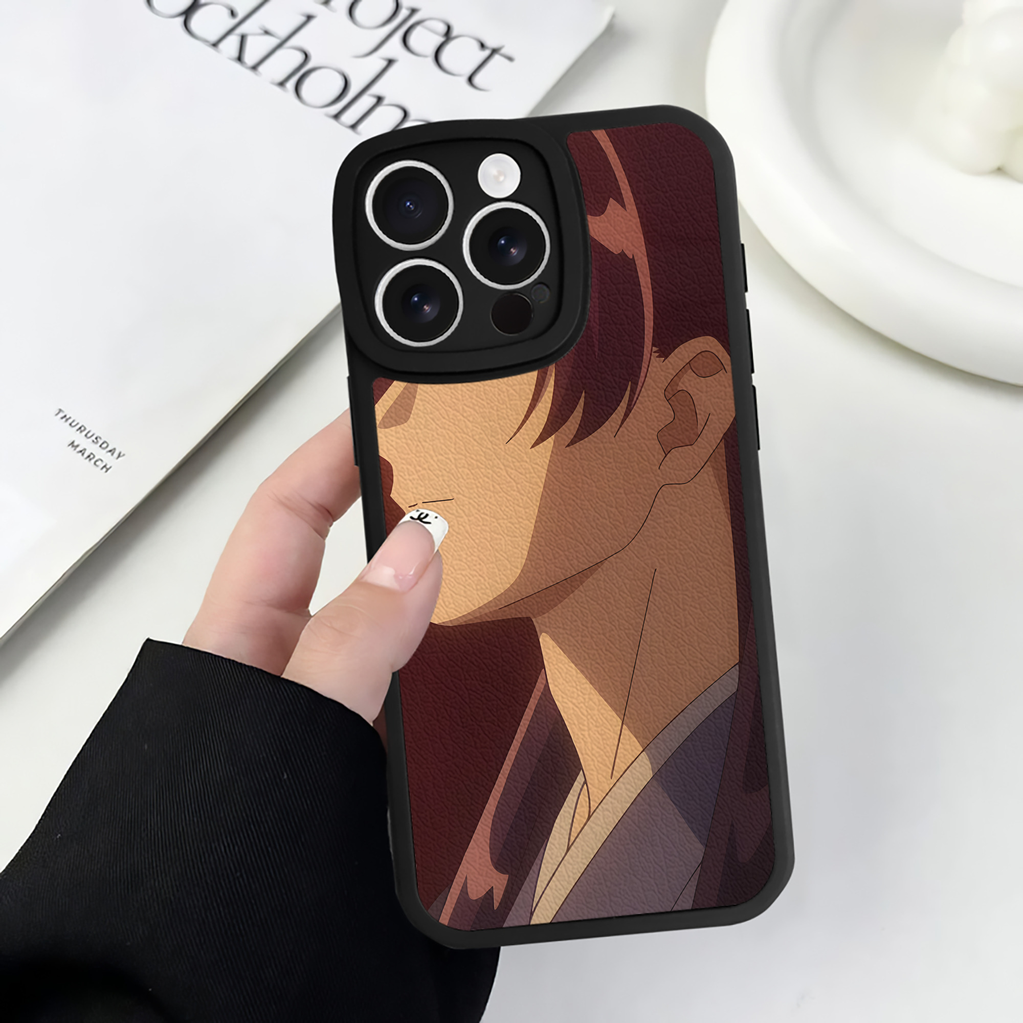 薬屋のひとりごと The Apothecary Diaries 【iPhone 16シリーズ対応】シリコンスマホケース（レザー調） 材質：シリコン